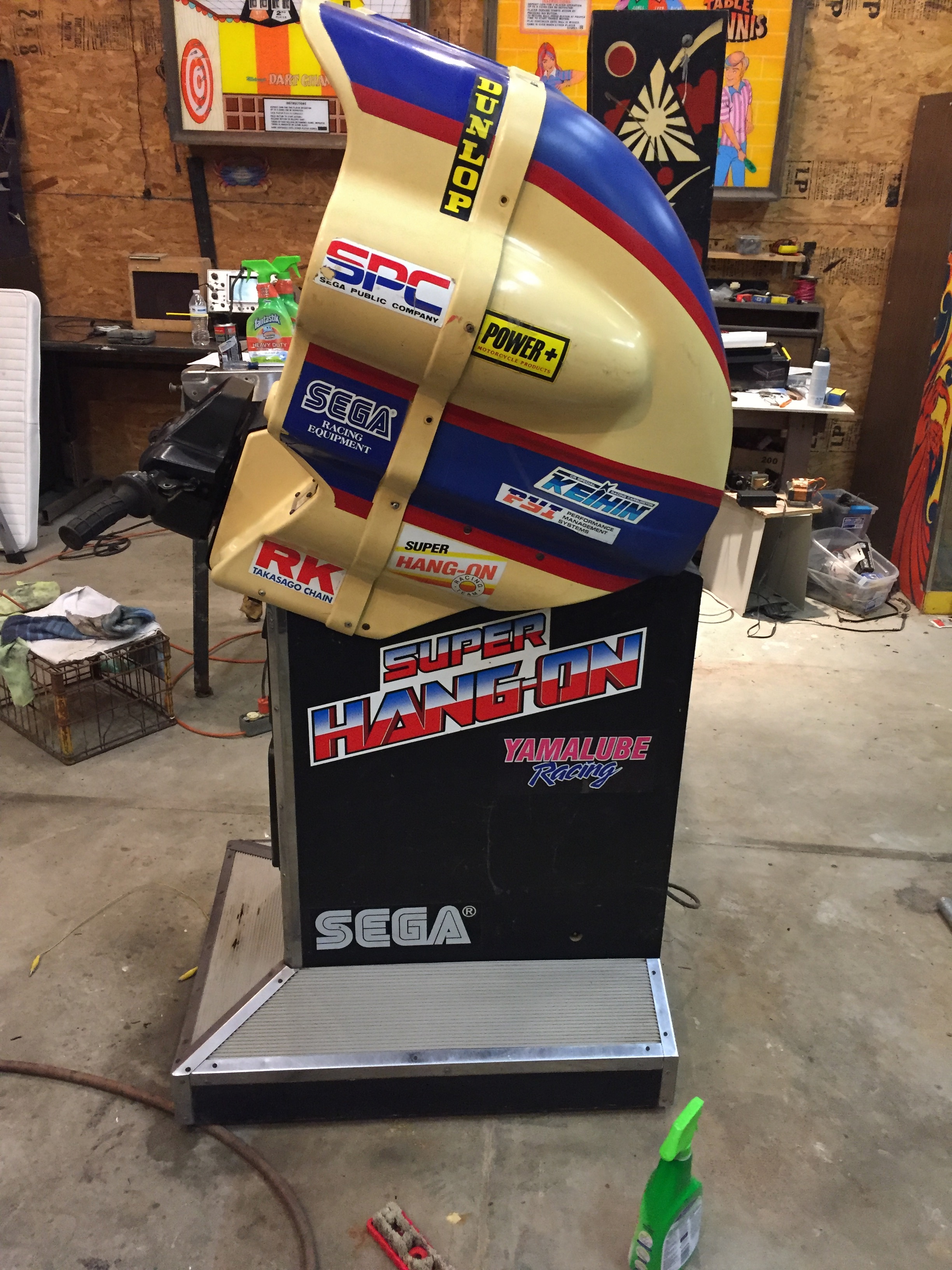 sega arcade motorcycle hang super 1987 virginia classic